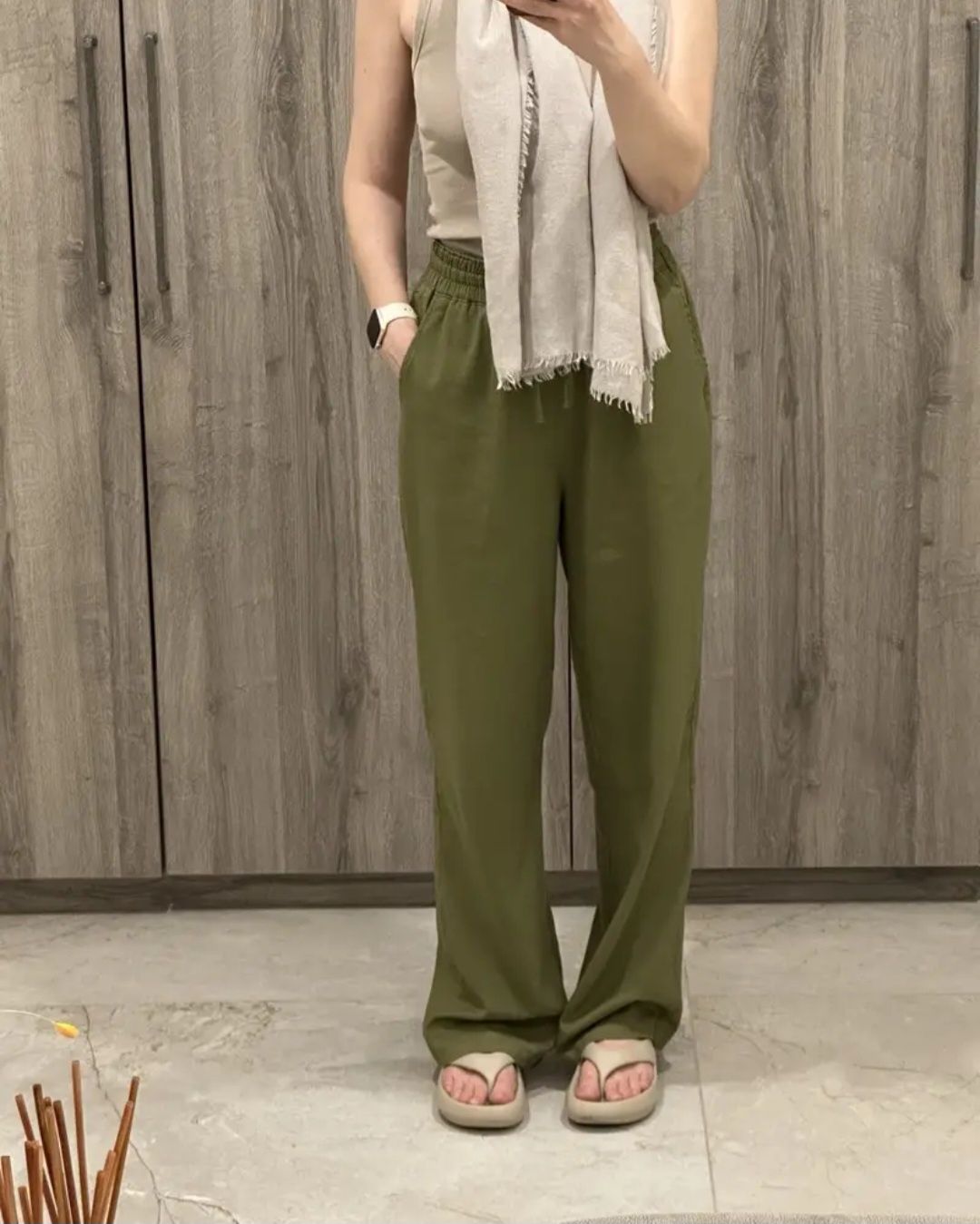 Chinelas casuais para mulher