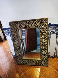 Espelho madeira 90cm x 1,21m