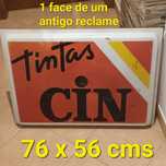 1 face de um reclame tintas cin vintage