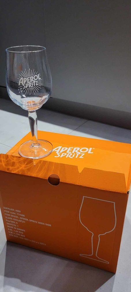 Kieliszek Aperol Spiritz Orginalny NOWY
Cristalline Ballon