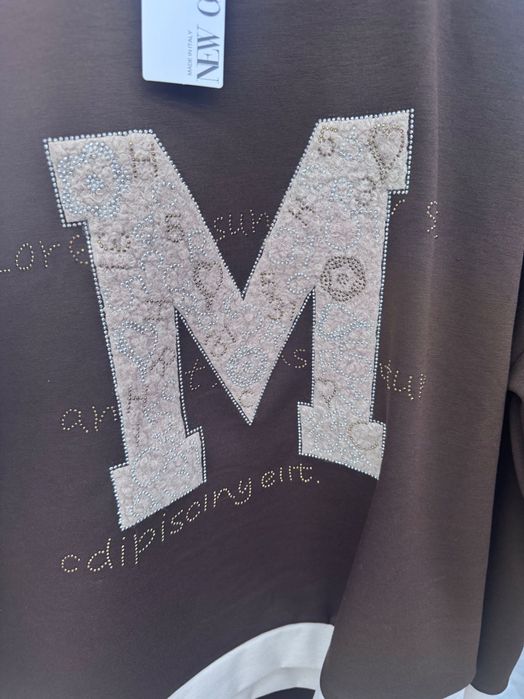 Dres czekolada literka m