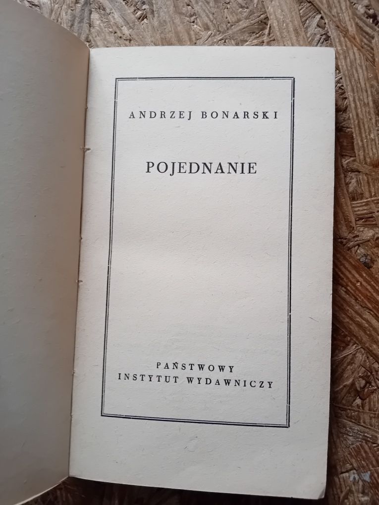 Andrzej Bonarski Pojednanie