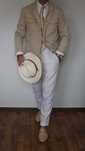 Marynarka Nowa Safari Massimo Dutti Rozmiar L 185/104 Kolor Beż