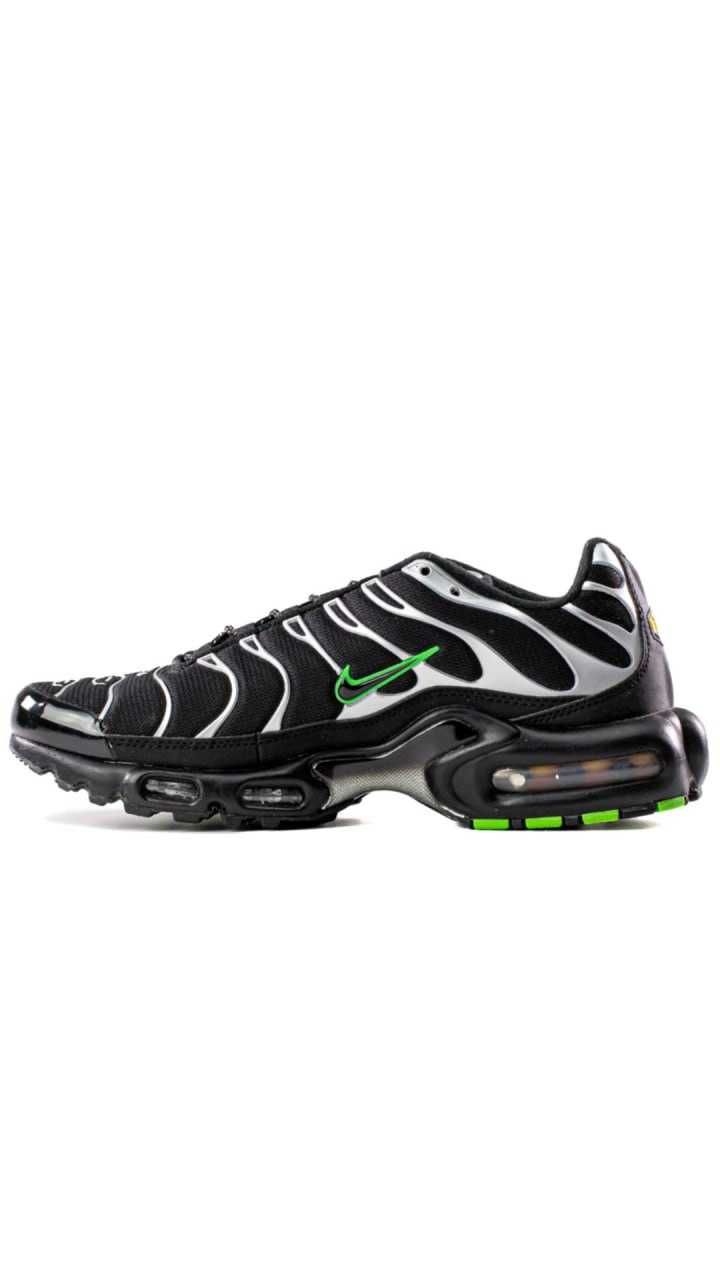 Кросівки кроссовки Nike Air Max Tn Plus Black Silver Green