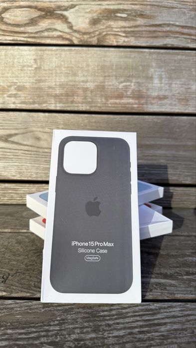 Silikonowe Magsafe Etui Iphone 15 Pro Max Black