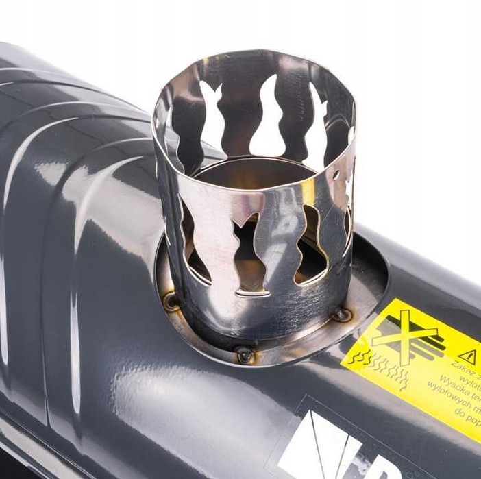 Nagrzewnica Olejowa 40 KW Z KOMINEM Spalinowa Dmuchawa + TERMOSTAT LCD