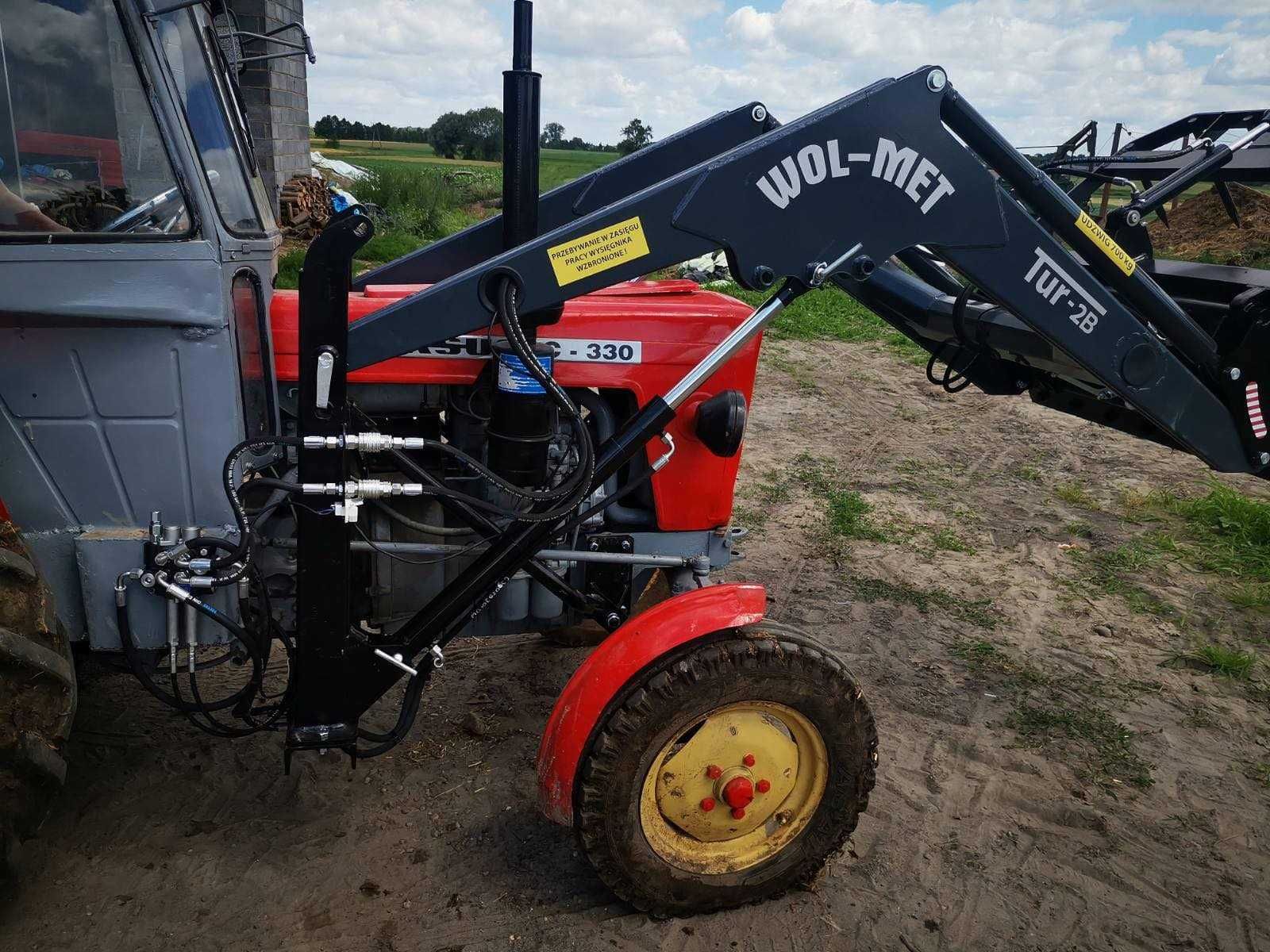 Ładowacz czołowy TUR 2.B 700kg udźwigu Urus Zetor MTZ transport gratis