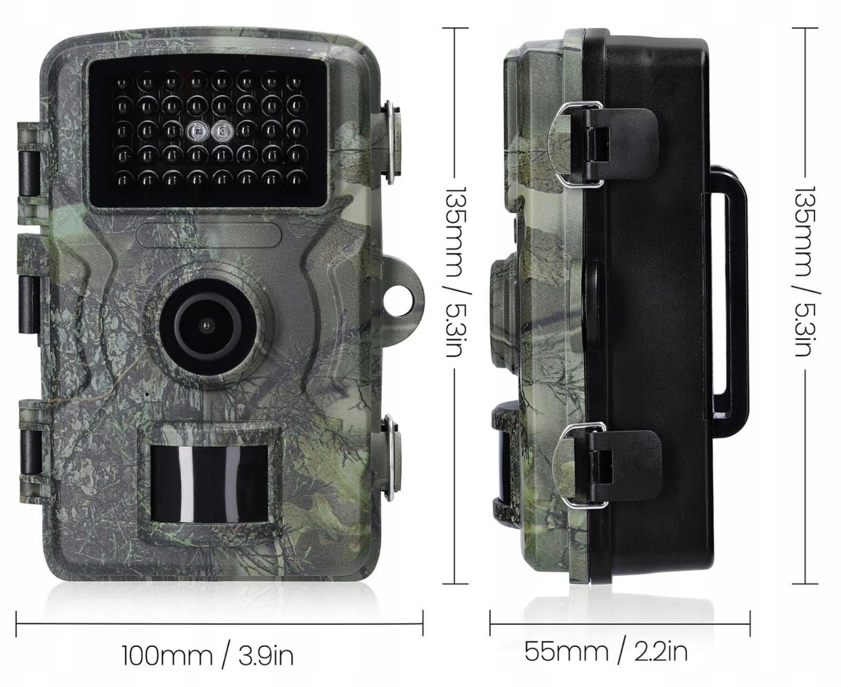 Kamera leśna fotopułapka myśliwska 940NM 32MPX FULLHD 1080P noktowizor