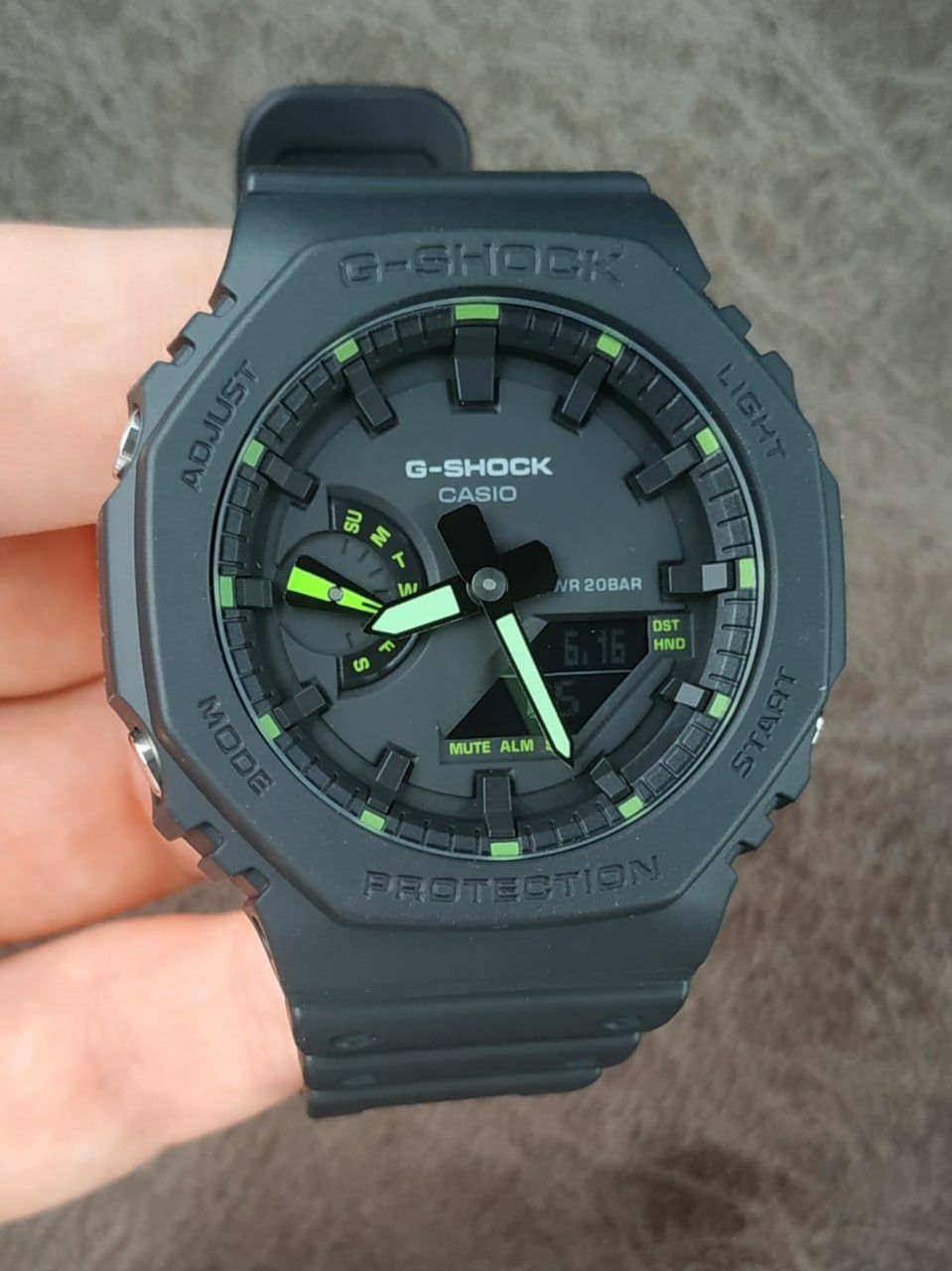 Годинник чоловічий Casio G-Shock GA-2100-1A3 Оригинал Гарантия Часы