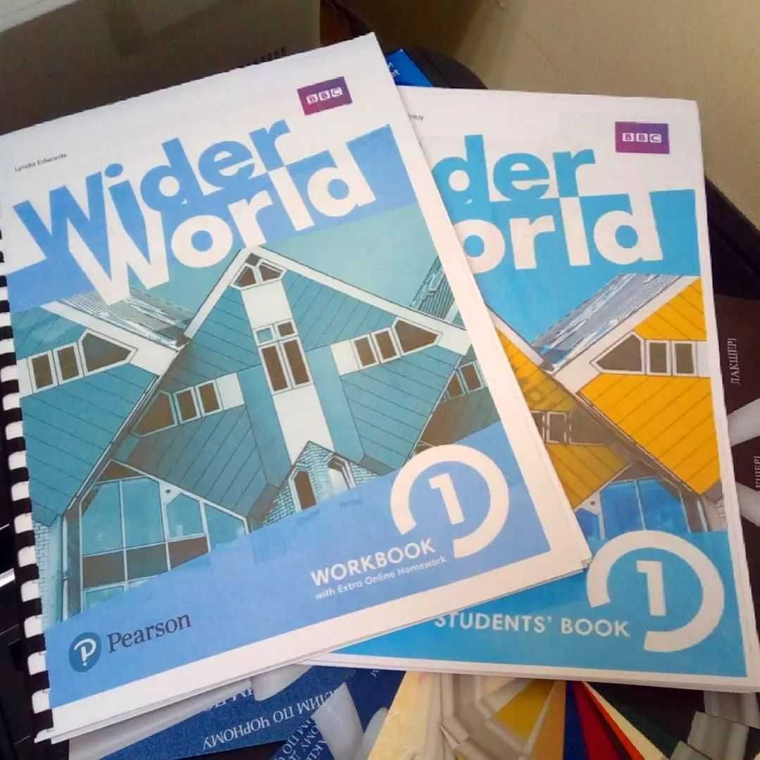 Wider World - Starter, 1, 2, 3, 4 - популярні книги з англійської мови