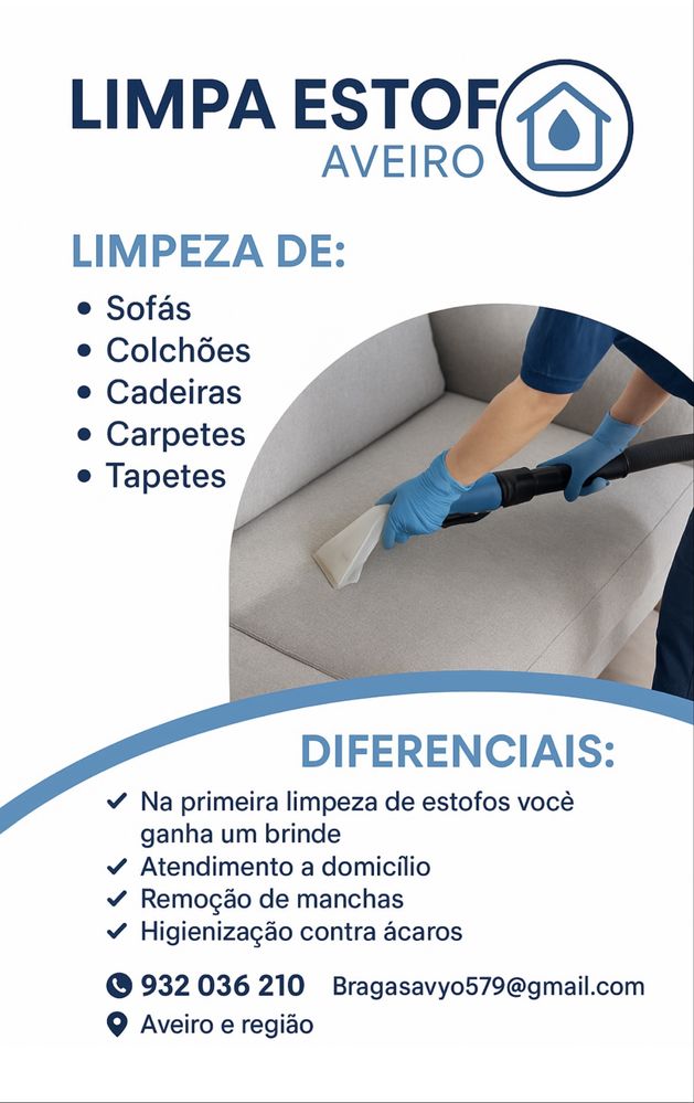 Limpeza de estofos