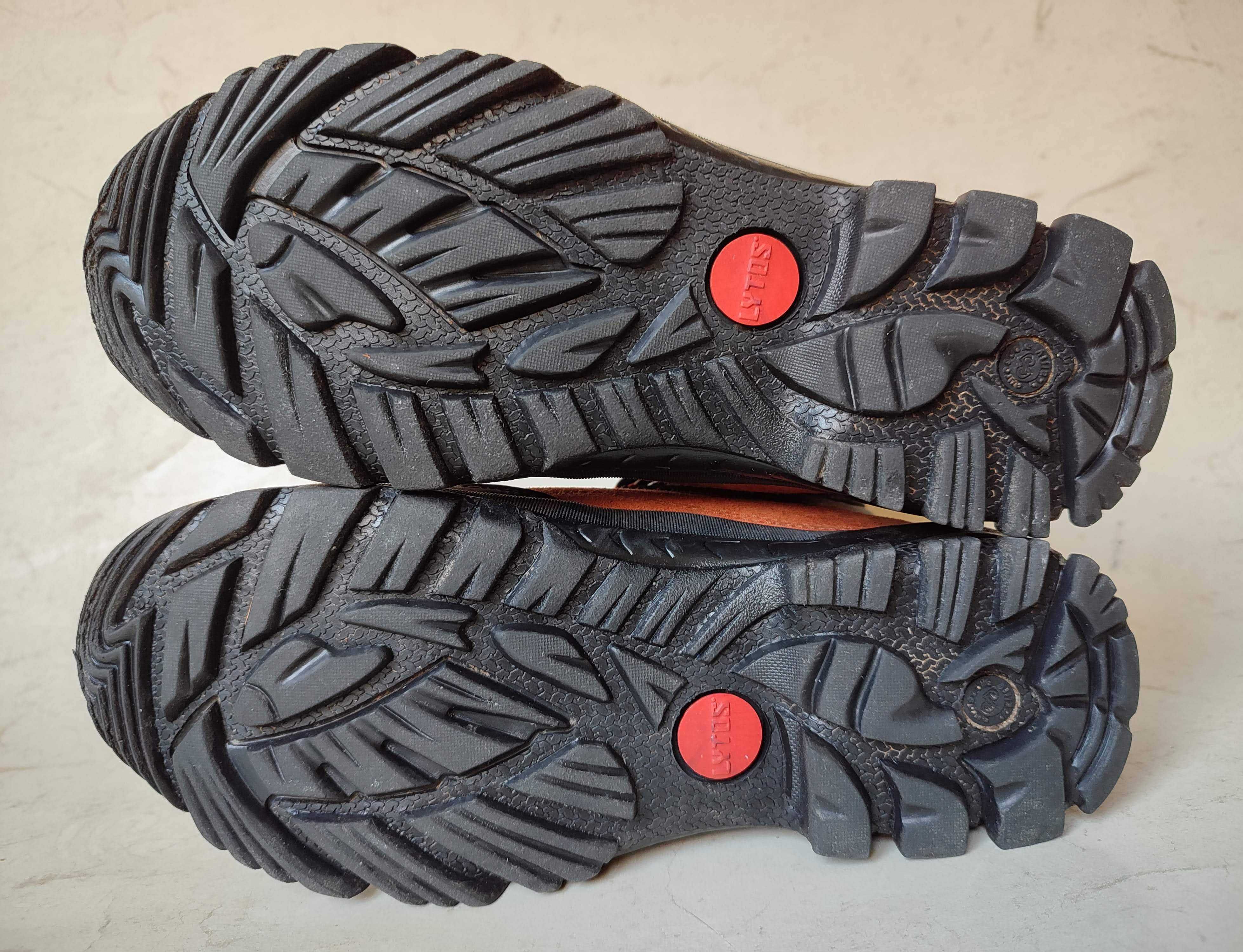 Черевики LYTOS HydorTex EU38 black-grey-orange трекінгові