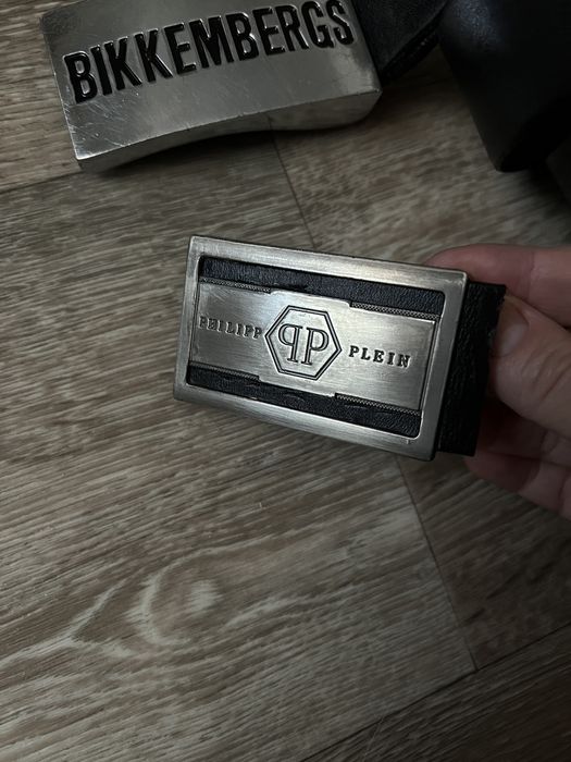 Ремень Bikkembergs пряжка Philipp Plein