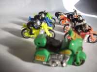 Brinquedos - Motos em plástico, lote de miniaturas