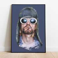 Plakat A3 Kurt Cobain