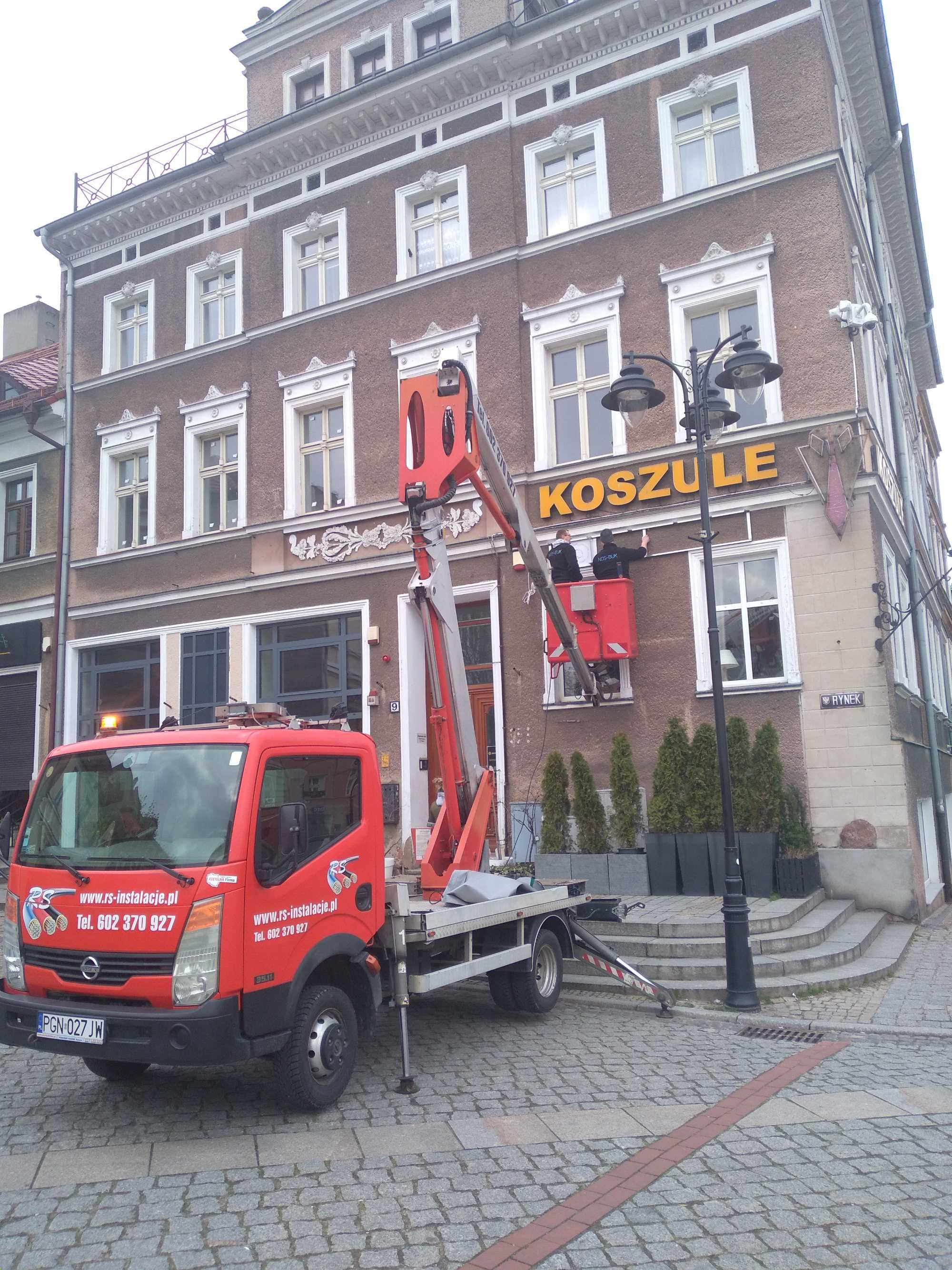 Podnośnik koszowy Gniezno i okolice