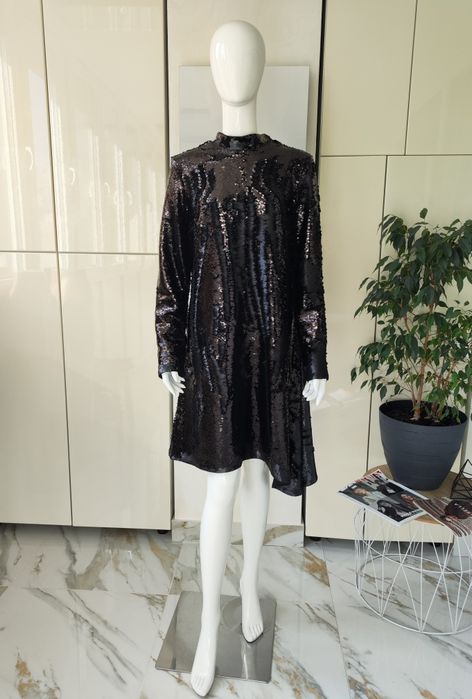 Cos асиметрична сукня з паєтками