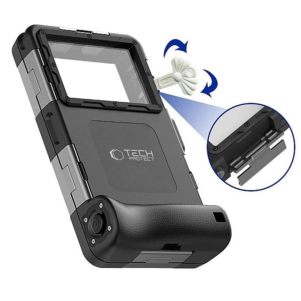 Pokrowiec Tech-Protect Waterproof Case wodoodporny IPX8 na smartfony 4