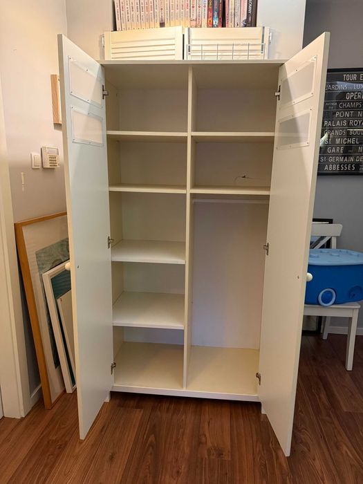 Zestaw Mebli Dziecięcych Bellamy: Szafa + Komoda (Kolor Ecru)