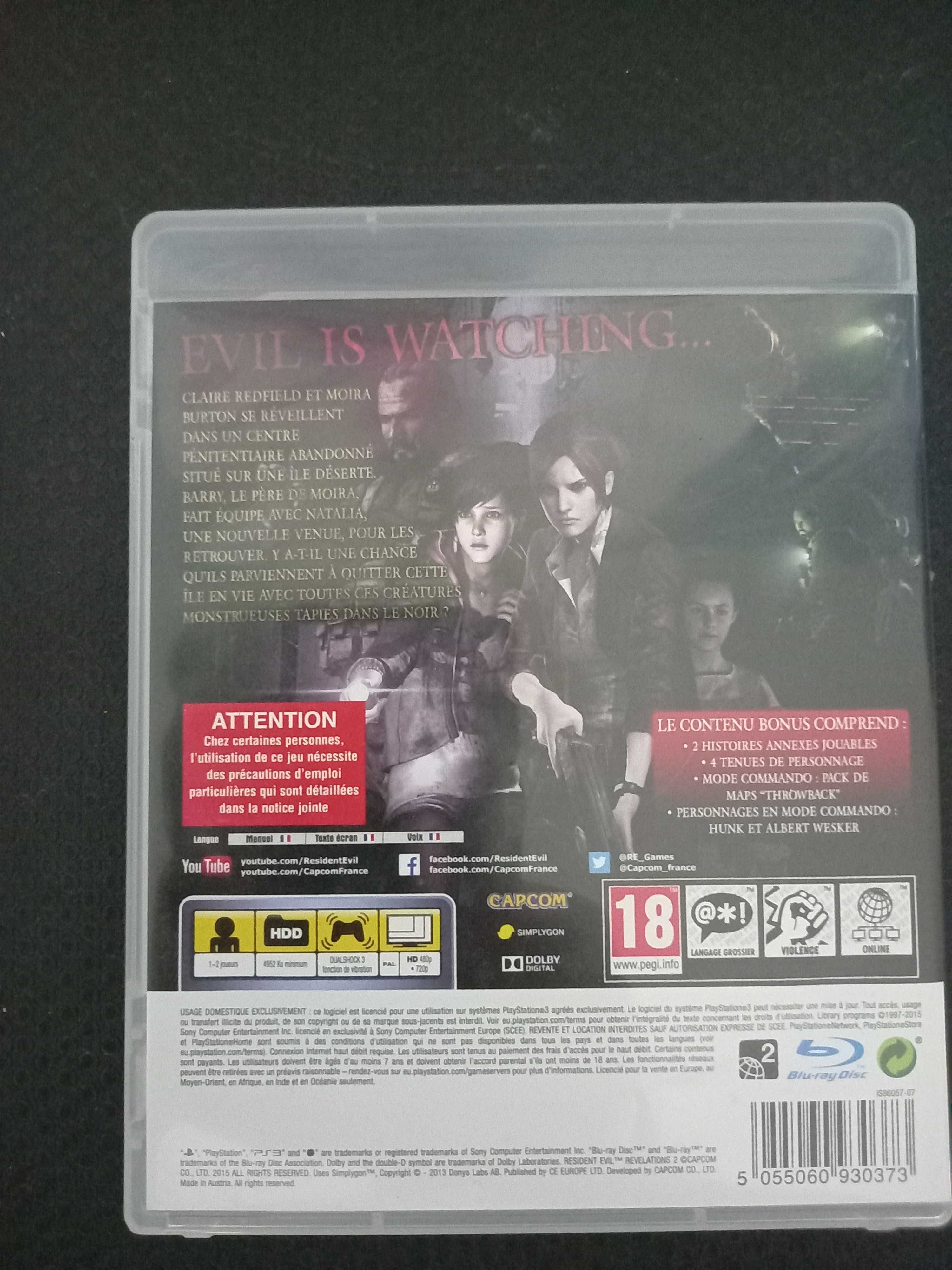 Resident Evil: Revelations 2 playstation 3 ps3