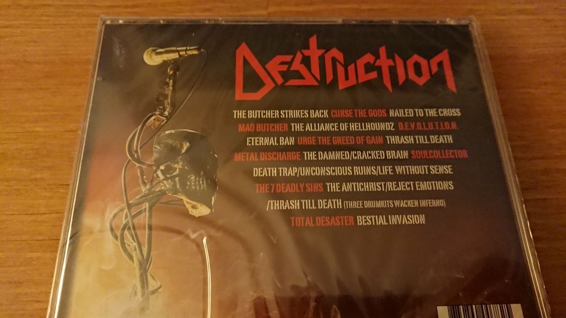 Destruction The Curse Of The Antichrist - Live In Agony 2CD NOWA Folia