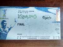 Bilhete Final Taça UEFA 2005 - Sporting CP vs CSKA Moscovo