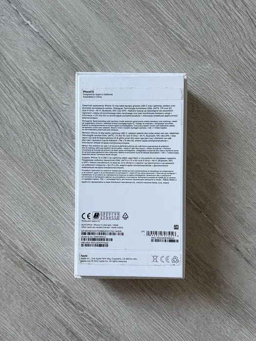 iPhone 13 biały 128 GB pudełko Apple starlight 92% bateria Gliwice