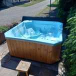 Jacuzzi jakuzzi balia basen hydromasaż gorąca beczka transport GRATIS