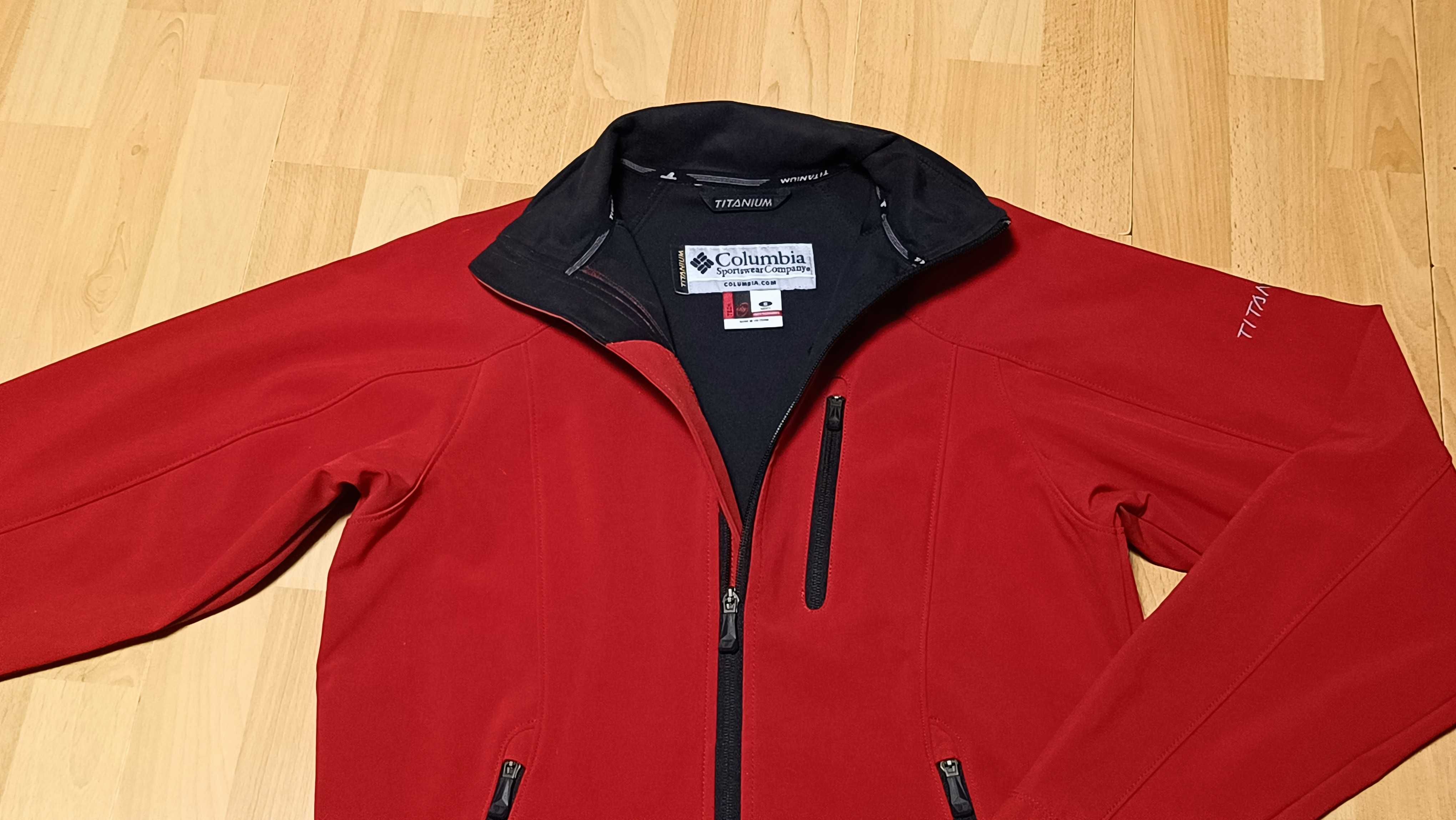 Męska kurtka softshell COLUMBIA TITANIUM r.S stan idealny