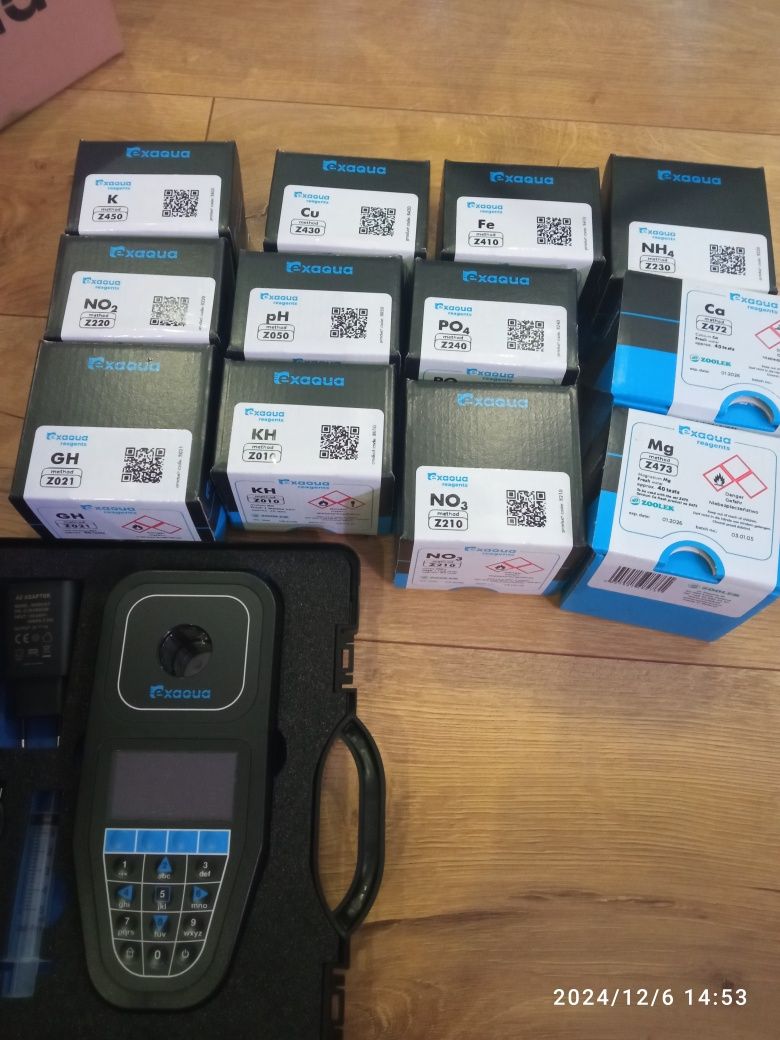 Badanie wody słodkiej fotometrem Exaqua Pro3