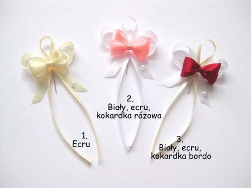 kotyliony bukieciki przypinki 3D  komplet 100 szt