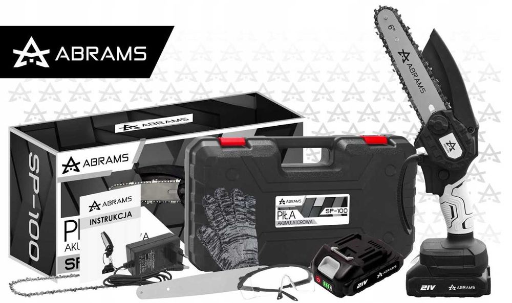 Piła łańcuchowa AKUMULATOROWA PILARKA Piła do drzewa 6 CALI 2XAKU 21V