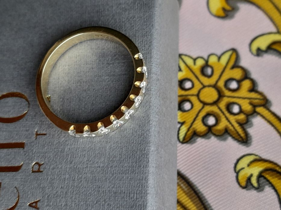 R.14 Obrączka Brylanty 0.5ct Złoto 585 WYCENA