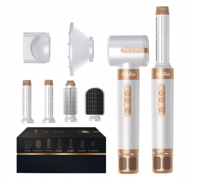 Suszarka do włosów Air Styler 7w1 z diamentami Ukliss POWYSTAWOWY