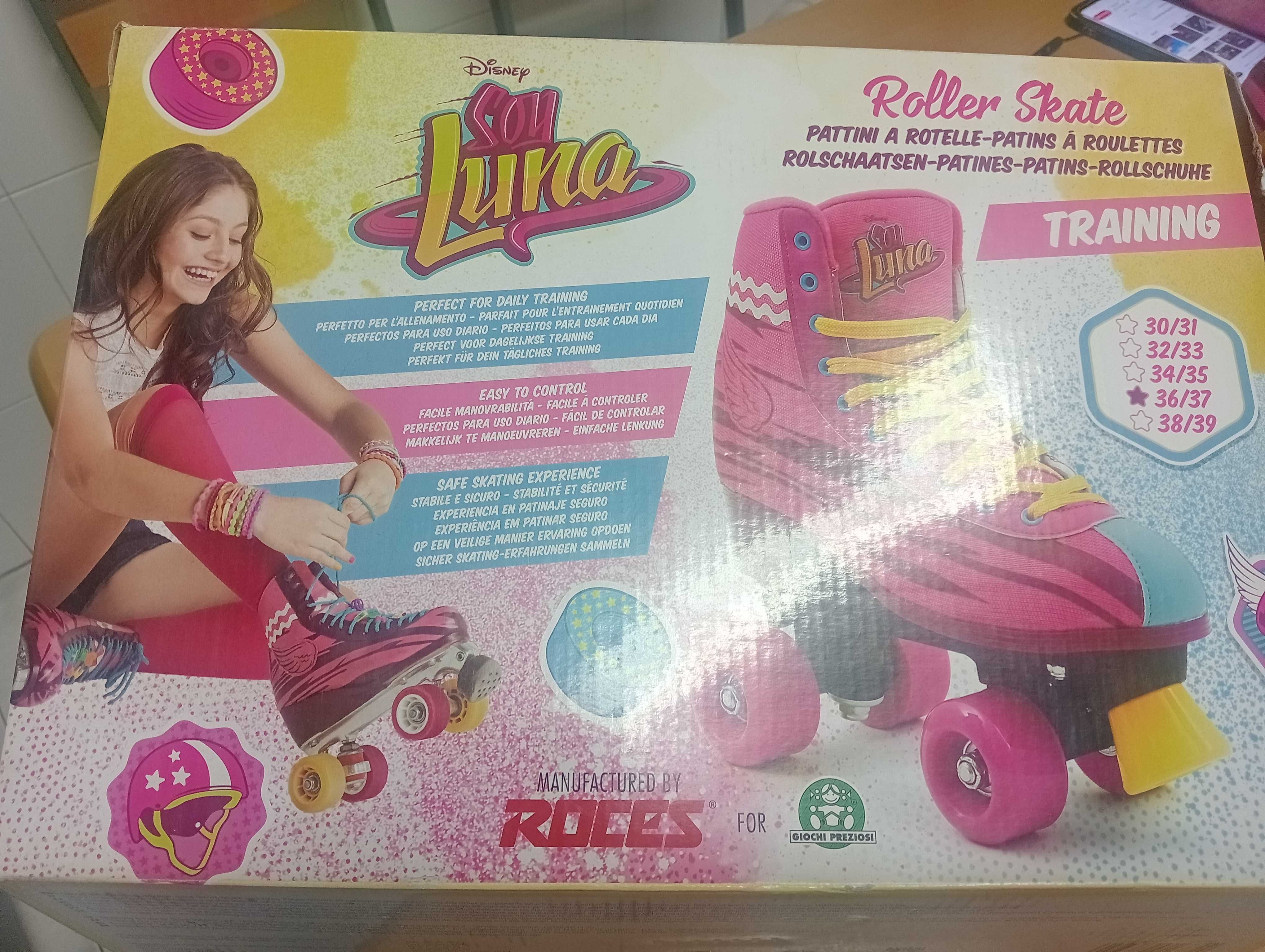 Patins de criança quase novos