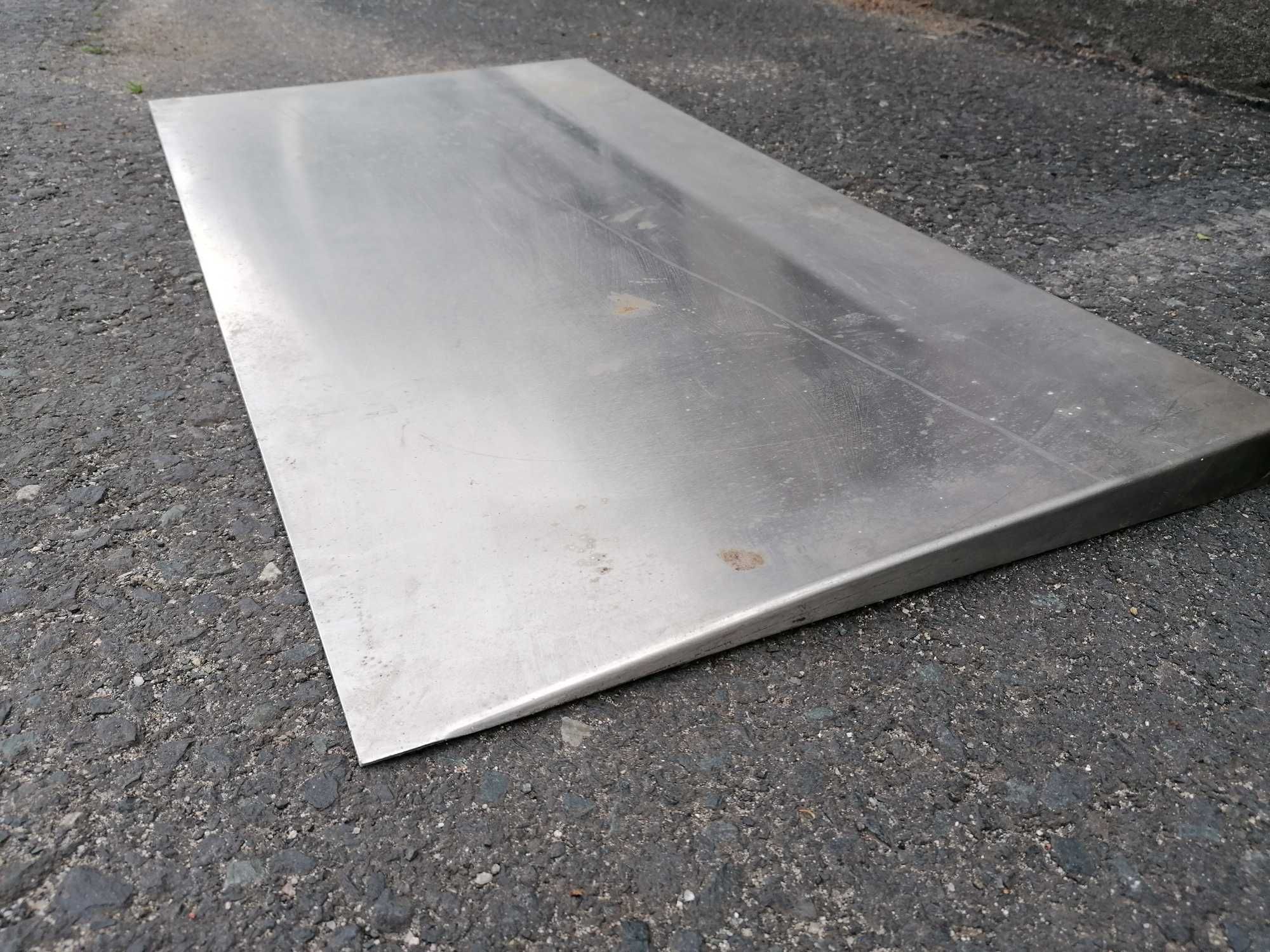Rampa Najazd do Piec Piekarniczy Obrotowy Blacha Kwasoodporna 76x40 cm