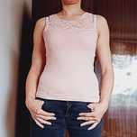 Top bluzka tshirt bokserka 36 38 bawełna