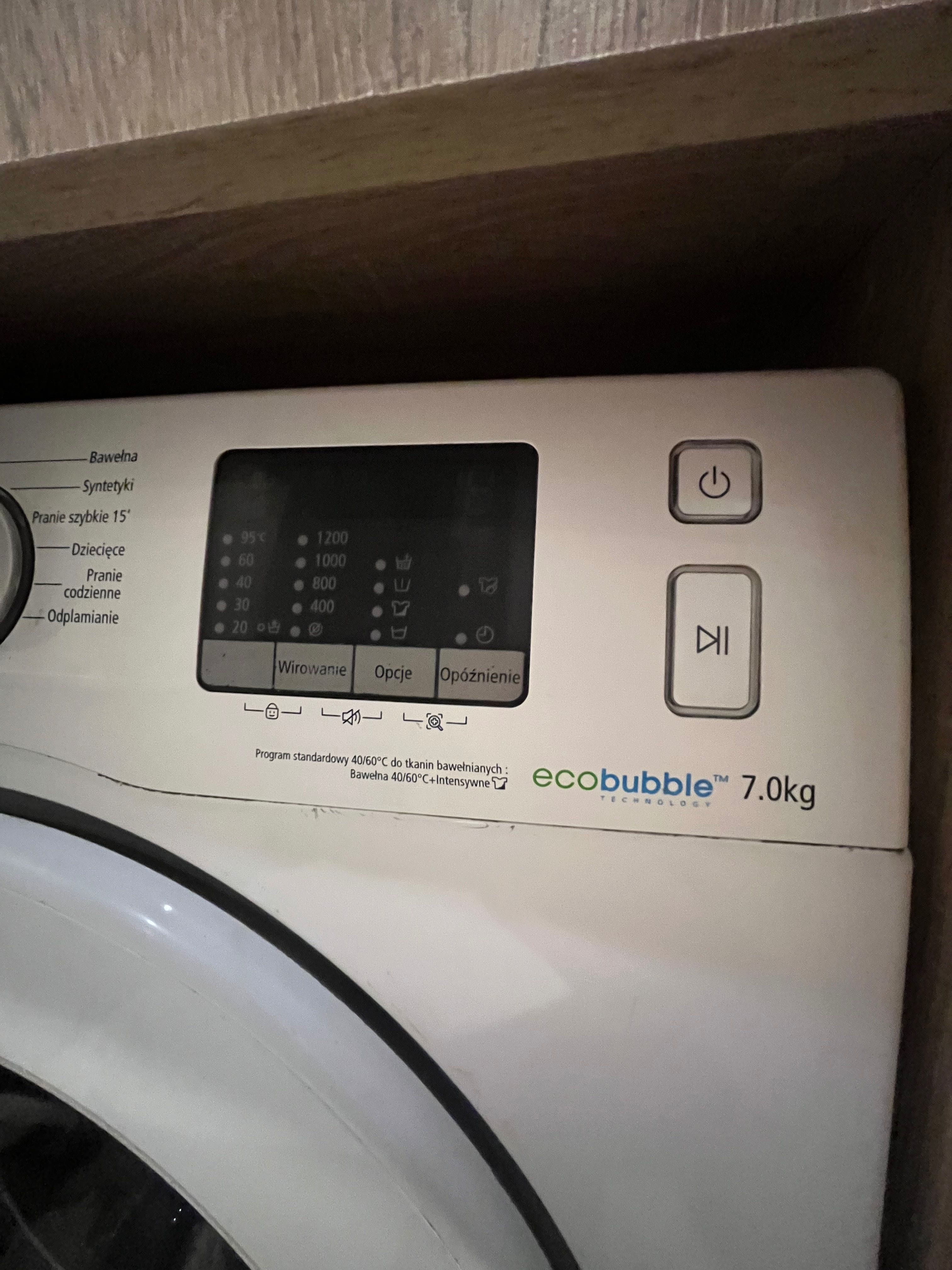 Pralka samsung ecobubble 7kg