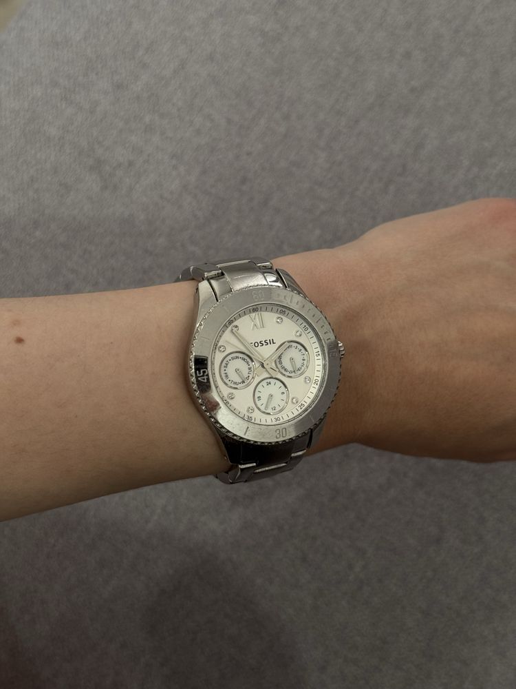 Годинник Fossil сталь