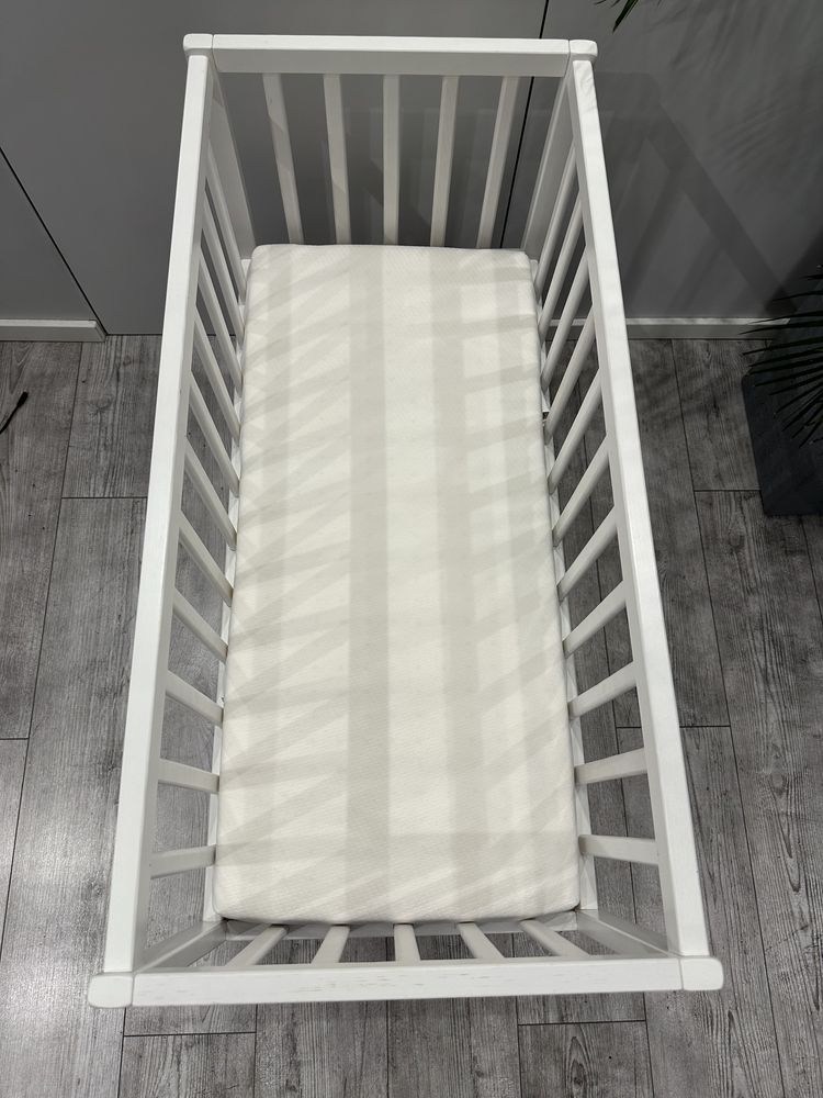 Woodies Mini-łóżeczko Bedside Crib 90×40 + materac premium