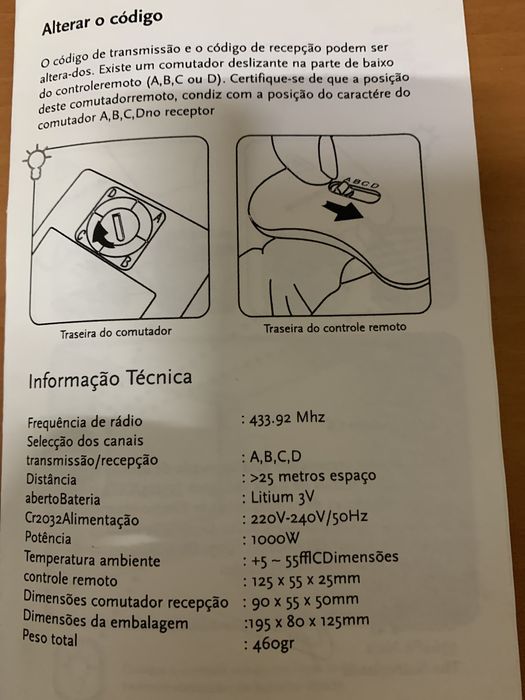 Kit Emissor mais 3 receptores