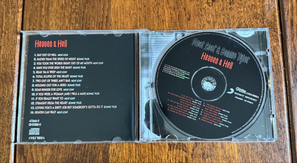 Meat Loaf, Bonnie Tyler - Heaven and Hell CD
