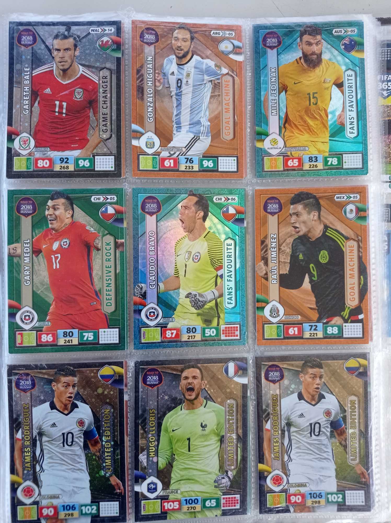 Karty Panini FIFA 365 edycja Road to Rossia 2018