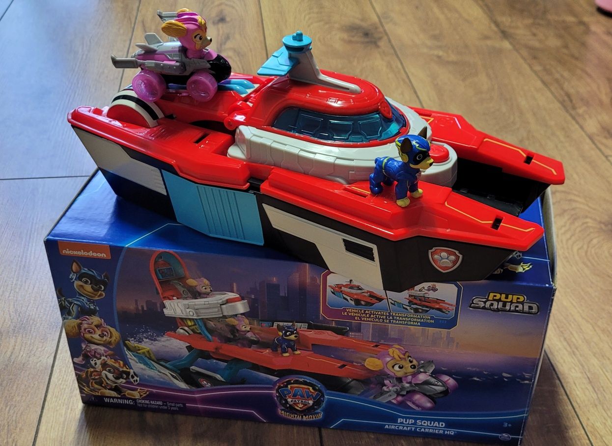 Zabawka Psi Patrol,Nickelodeon, Pup Squad, pojazd powietrzny z figurka