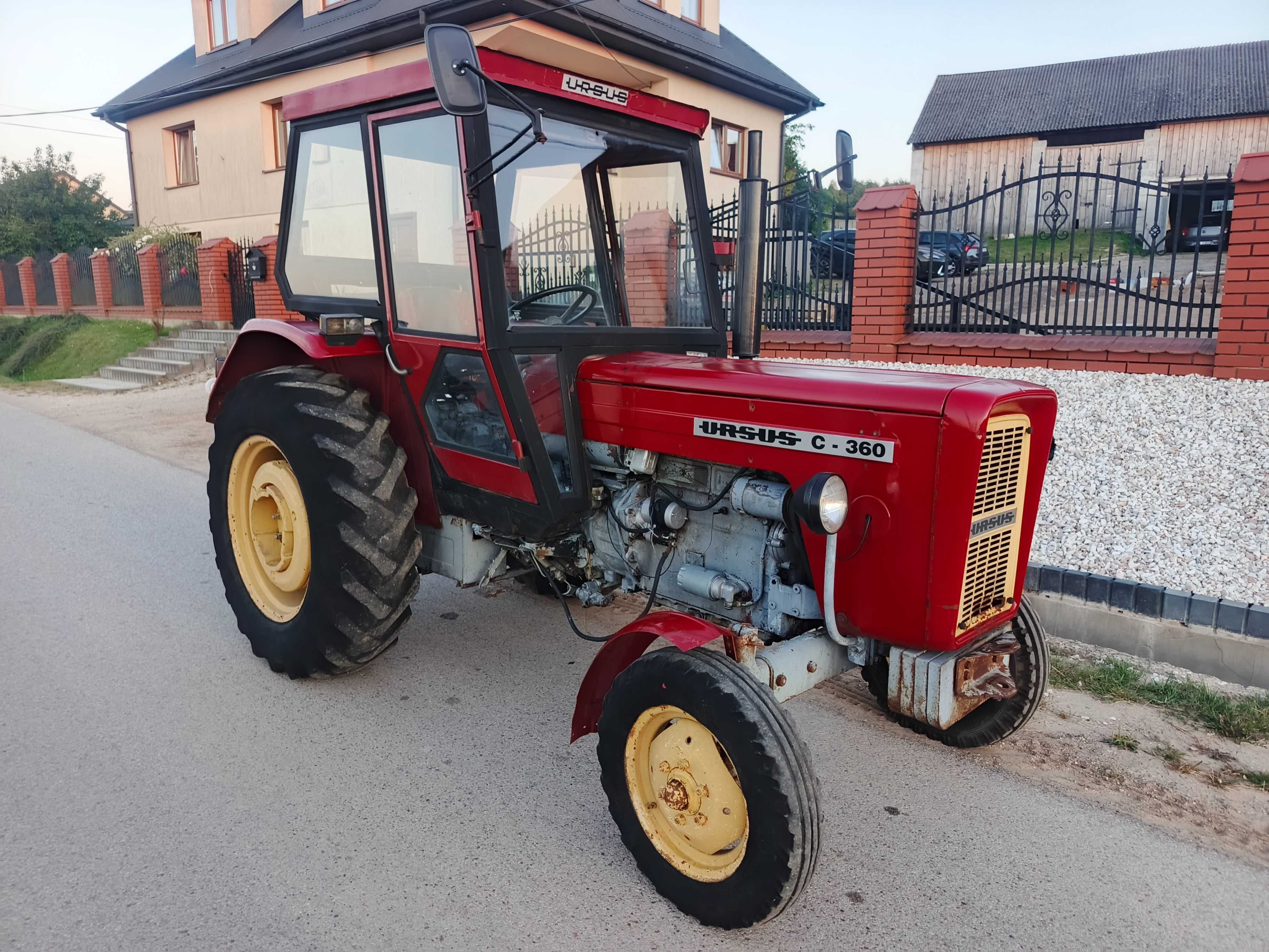 Ursus C-360 80r. Zarejestrowany