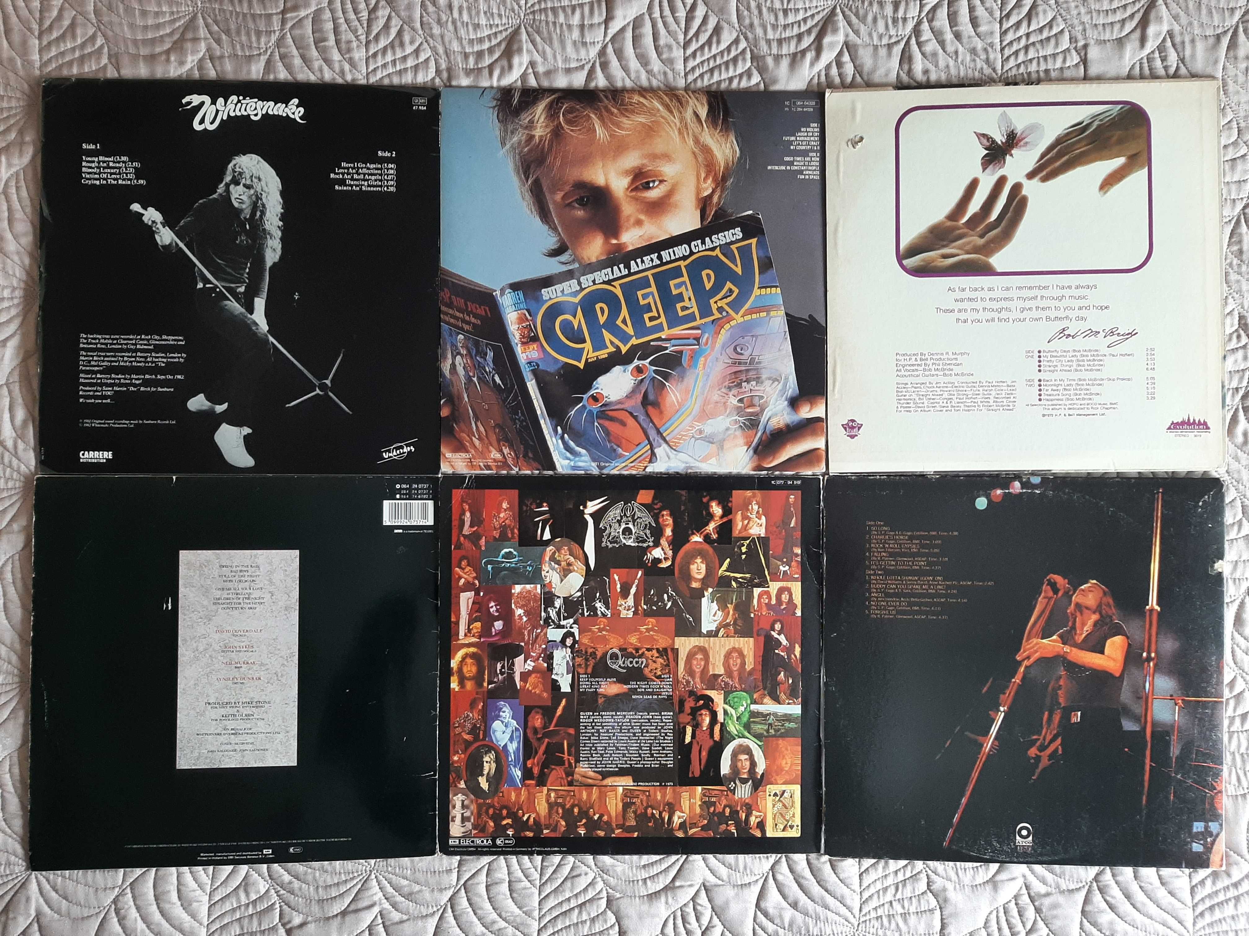 Whitesnake – Queen/Roger Taylor  – Bob Mcbride – Vinegar Joe -Vinil LP