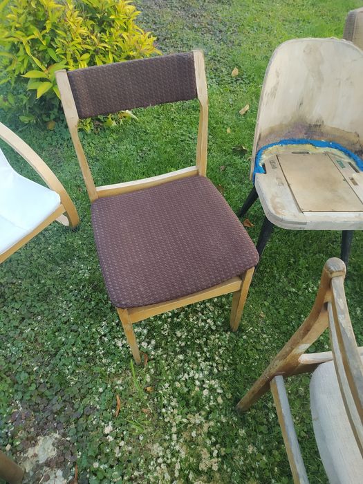 Krzesla, taboret prl