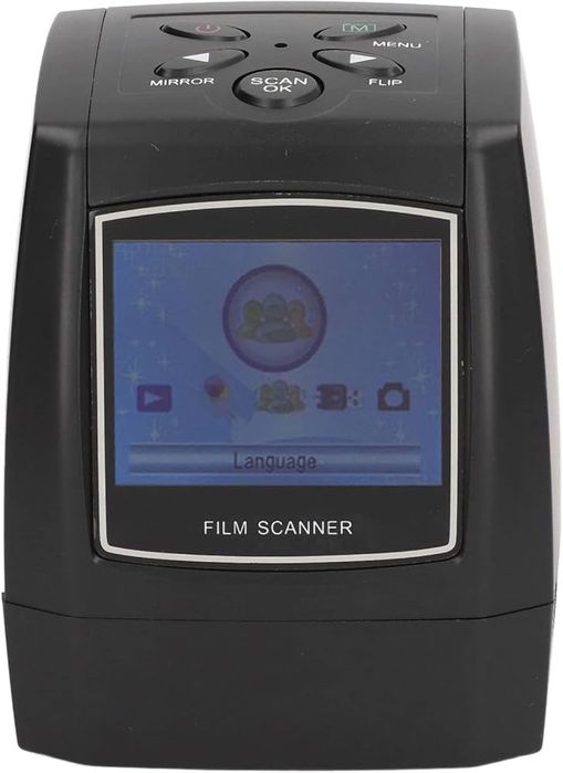 Цифровий плівковий сканер, 2,36-дюймовий кольоровий дисплей 5 Мп