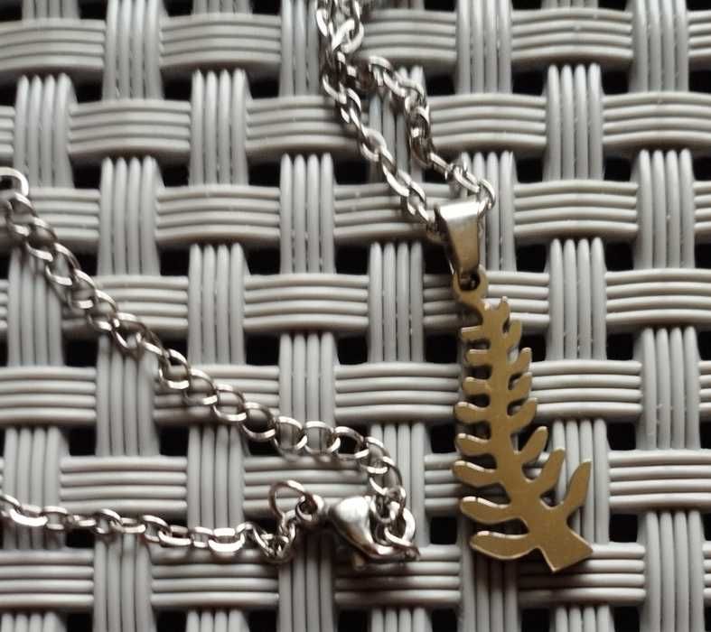 Підвіска на ланцюжку подвеска на цепочке листок тропічний