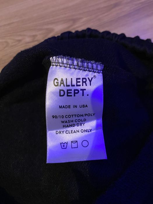 Spodnie Gallery Dept sweatpants czarne